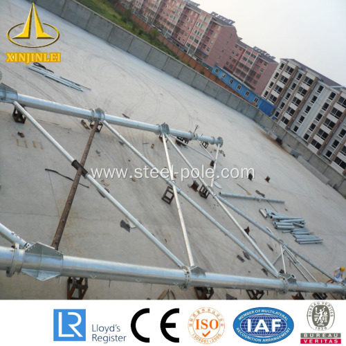 galvanized steel customed tubular pole